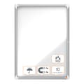 Miniatyrbild 4 av 4: Nobo Ark Exteriör Vitrine Magnetisk Vit Bakgrund Premium Plus 9xa4