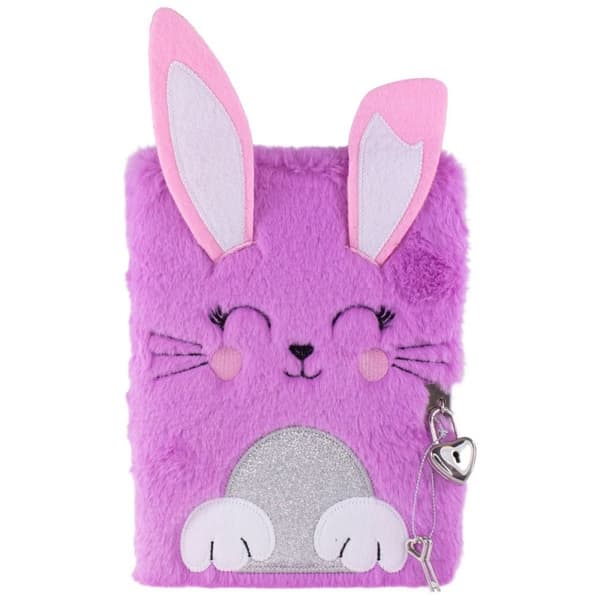 Dagbok Fluffig Kanin Lila - Tinka