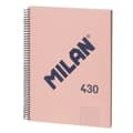 Miniatyrbillede 2 af 4: Notesbog Milan 430 Pink A4 80 Ark (3 enheder)