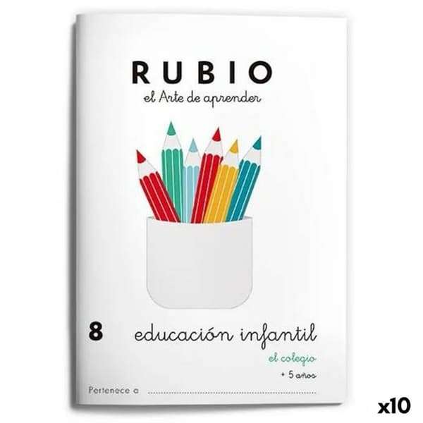 Early Childhood Education Notebook Rubio Nº8 A5 Espanja (10 osaa)