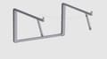 Miniatyrbillede 6 af 8: Rain Design mBar Pro+ foldbart stativ til MacBook - MacBook Pro - Laptop - Grå