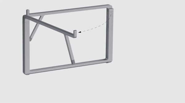 Rain Design mBar Pro+ foldbart stativ til MacBook - MacBook Pro - Laptop - Grå