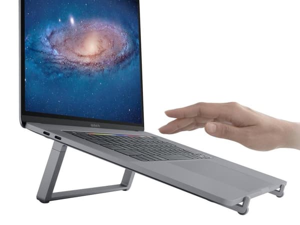 Rain Design mBar Pro+ hopfällbart ställ för MacBook - MacBook Pro - Laptop - Silver