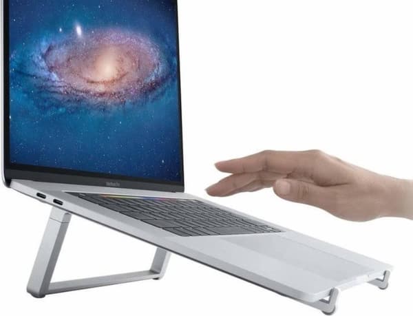 Rain Design mBar Pro+ hopfällbart ställ för MacBook - MacBook Pro - Laptop - Silver