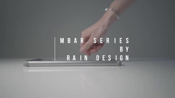 Rain Design mBar Pro+ hopfällbart ställ för MacBook - MacBook Pro - Laptop - Silver