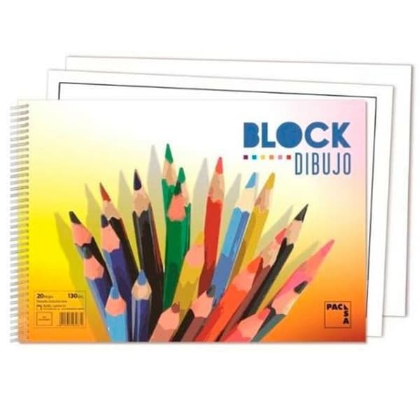Tegneblok Pacsa 20 Ark 33 x 23 cm Uden indstik