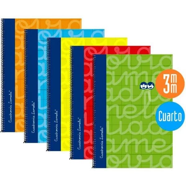 Anteckningsbok Lamela Multicolour Quarto 5 Delar 80 Blad