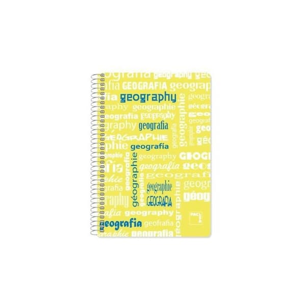 Anteckningsbok Pacsa Gul Multicolour Din A4 80 Blad 21,5 x 31,5 cm 4 Delar