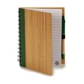 Miniatyrbild 3 av 3: Spiralbundet anteckningsblock med penna Pincello 1711113 14 x 18 cm Bambu (12 antal)