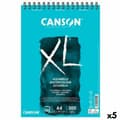 Miniatyrbillede 1 af 3: Tegneblok Canson XL Aquarelle 20 Ark Hvid A5 5 enheder 300 g/m² 148 x 210 mm