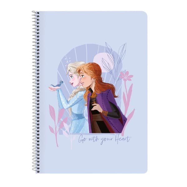 Anteckningsbok Frozen Believe Lila A4 80 Blad