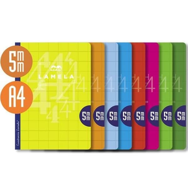 Anteckningsbok Lamela Multicolour A4 (10 antal)