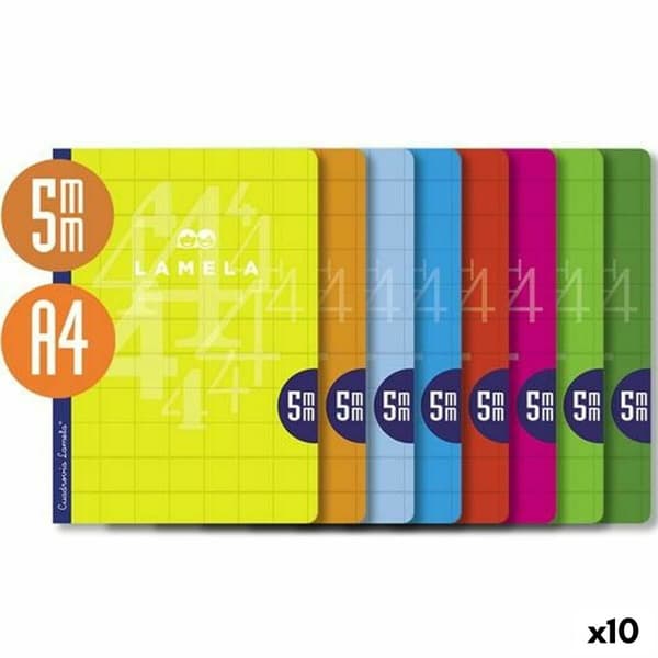 Anteckningsbok Lamela Multicolour A4 (10 antal)