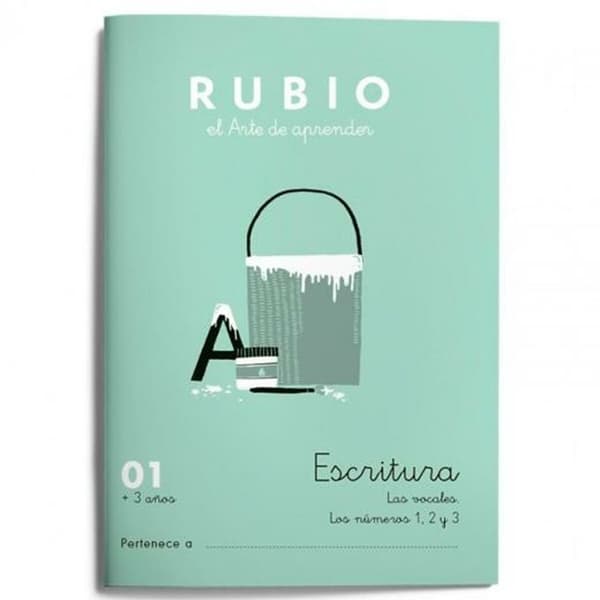 Writing and calligraphy notebook Rubio Nº01 A5 Spansk 20 Ark (10 enheder)