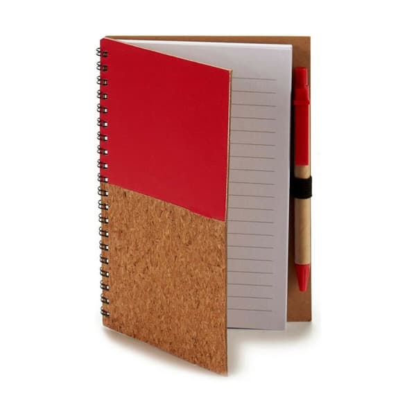 Spiralbundet anteckningsblock med penna Pincello 1711112 12,5 x 18 cm Trä (12 antal)