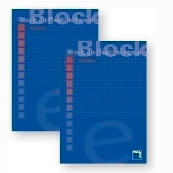 Notesblokken Pacsa Blå A4 50 Ark 4 mm (10 enheder)