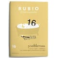 Miniatyrbillede 2 af 2: Matematikhæfte Rubio Nº 16 A5 Spansk 20 Ark (10 enheder)