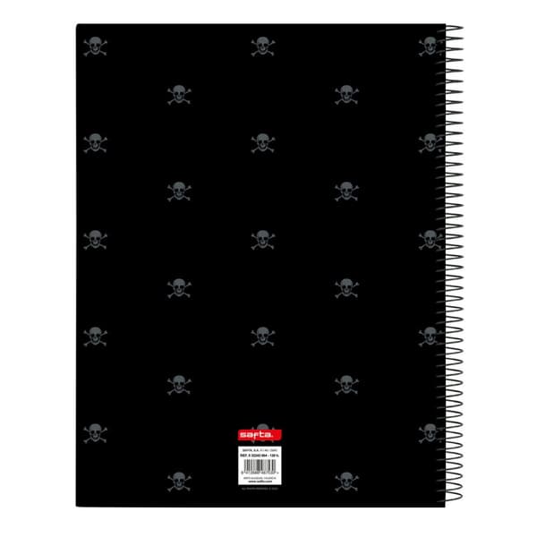 Notesbog Safta California Sort A4 120 Ark