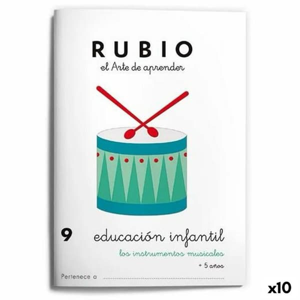 Early Childhood Education Notebook Rubio Nº9 A5 spanska (10 antal)