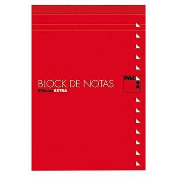 Notesblokken Pacsa Din A4 80 Ark Med låg 10 Dele 10 enheder
