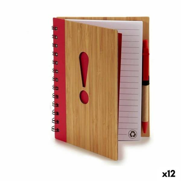 Ringbind Bog med Kuglepen Pincello 1711110 14 x 18 cm Symboler (12 enheder)