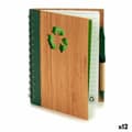 Miniatyrbillede 1 af 3: Ringbind Bog med Kuglepen Pincello AR1810136 1 x 18 x 14 cm Bambus (12 enheder)
