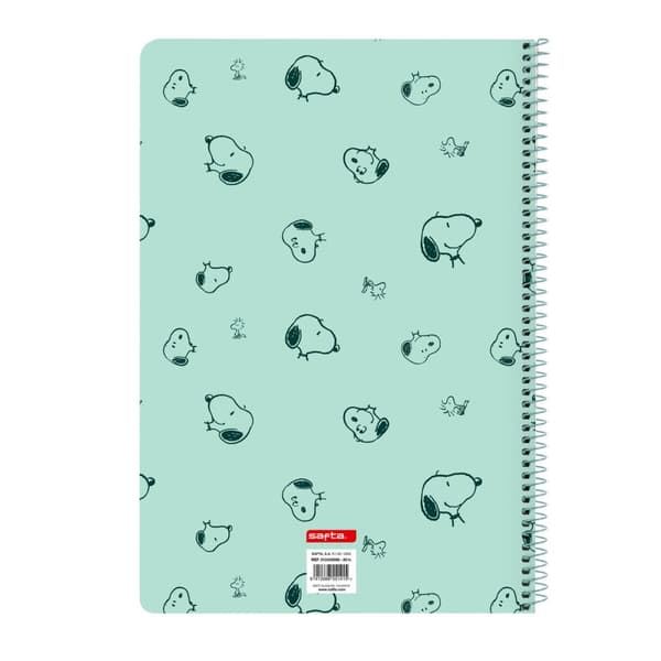 Notatbok Snoopy Groovy Grønn A4 80 Ark