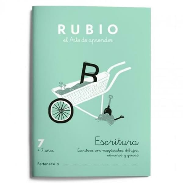 Writing and calligraphy notebook Rubio Nº07 A5 Espanja 20 Levyt (10 osaa)