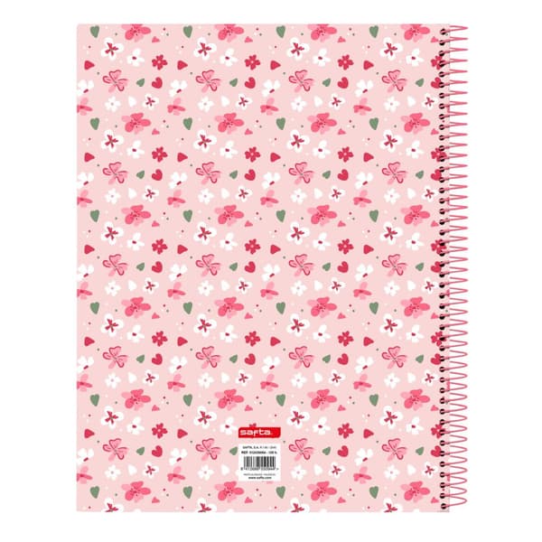 Muistikirja Vicky Martín Berrocal In bloom Pinkki A4 120 Levyt