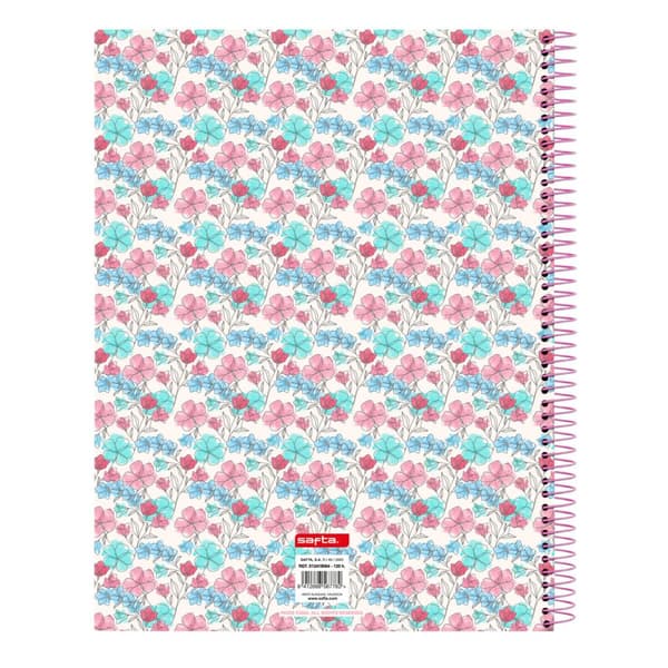 Anteckningsbok Moos Flores Multicolour A4 120 Blad