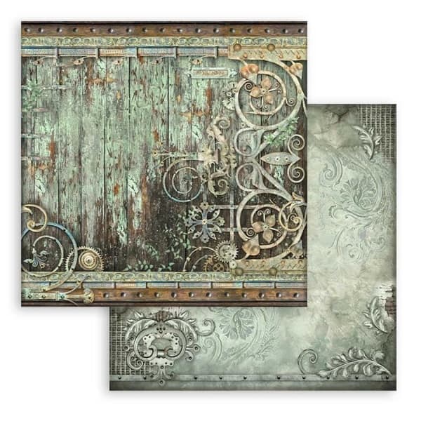 Scrapbookingpapper - STAMPERIA - Magic Forest Maxi Bakgrund - 10 ark - 30,5x30,5 cm - Blandat