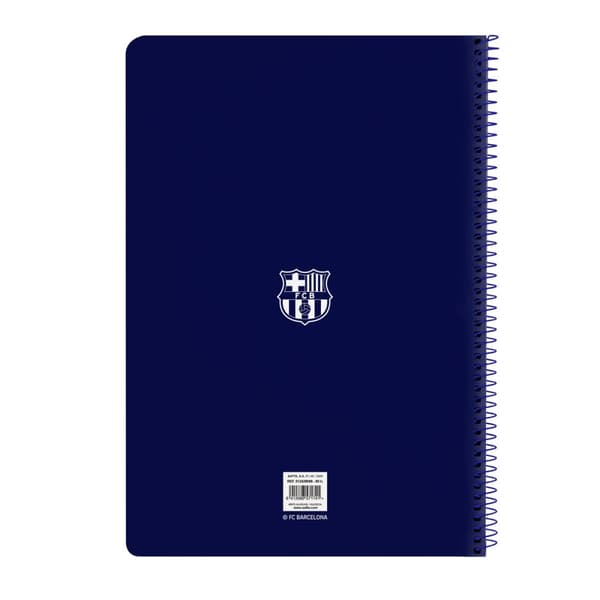 Notesbog F.C. Barcelona 24/25 Rødbrun Marineblå A4 80 Ark