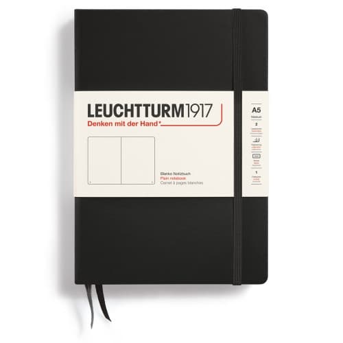 LT NOTEBOOK A5 Hard Plain Black