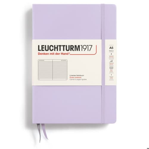 LT NOTEBOOK A5 Hard Ruled Lilac