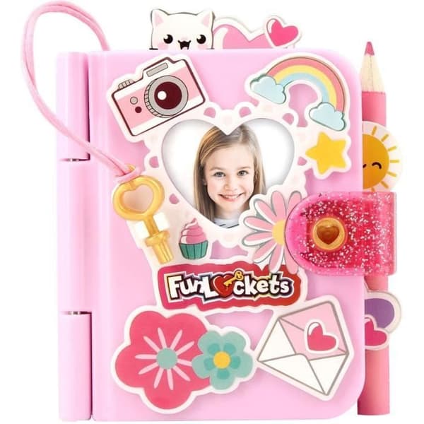 Mini Journal - KD - Funlockets - My Secret Mini Journal - Ha kul med att anpassa din journal