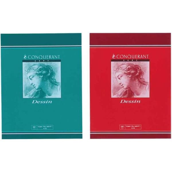 Ritanteckningsbok - CONQUERANT - NF40 - 8 ark - 170x220 mm - 90 g/m²