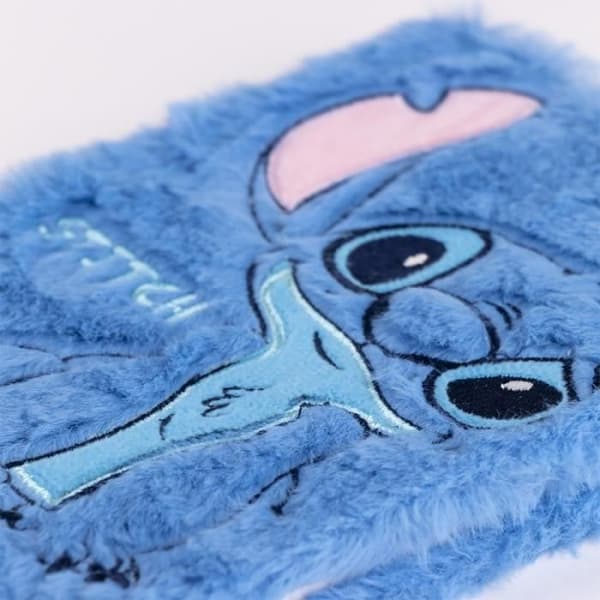 Disney Stitch Fur Notebook