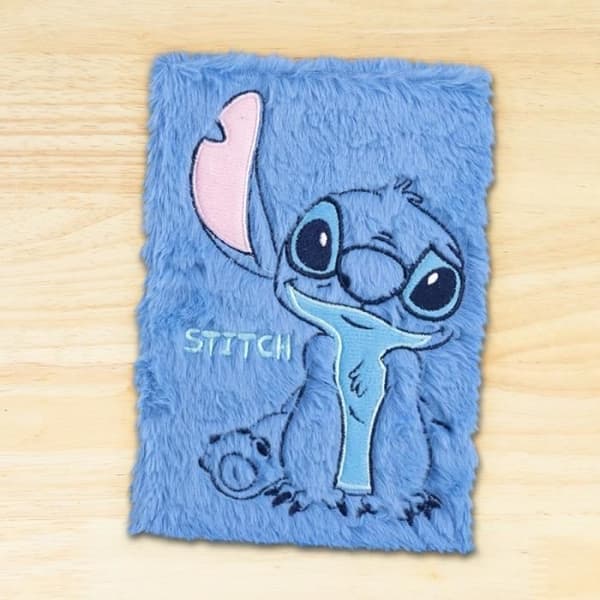 Disney Stitch Fur Notebook