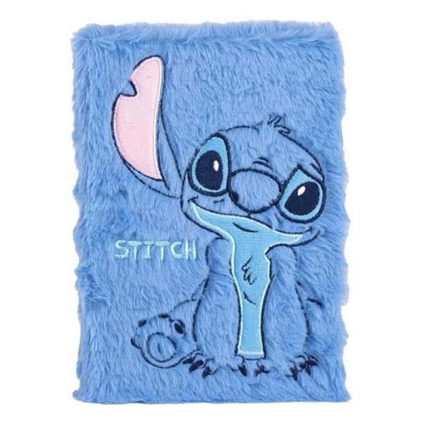 Disney Stitch Fur Notebook