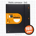 Miniatyrbild 1 av 4: A4 anteckningsbok - EXACOMPTA - Rhodia Exabook - 160 sidor - Spiral - Små rutor 5x5