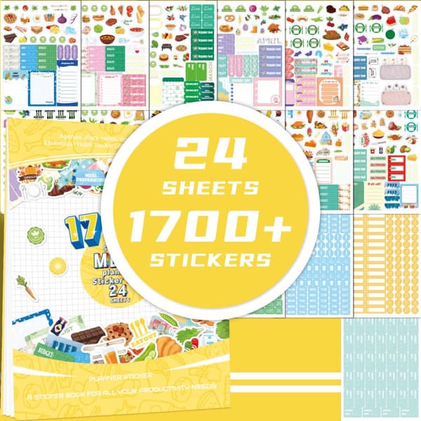 INF Madplanlægger Stickerbog