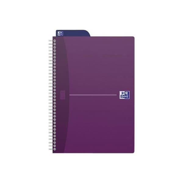 Oxford ESSENTIALS B5 metallringpärm anteckningsbok 90 ark - 180 graderade sidor tillgängliga i olika kartongfärger...