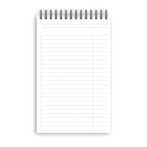 Bloc Notes TASK MANAGER Spirale Topp 125x200 140P 90G LINJE 8