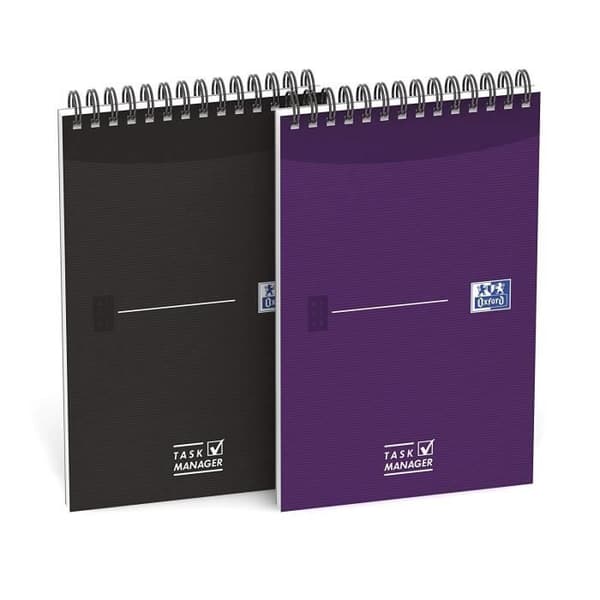 Bloc Notes TASK MANAGER Spirale Topp 125x200 140P 90G LINJE 8