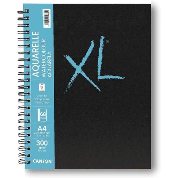 Canson XL anteckningsbok - Akvarell - A4 - 300 g - 34 ark
