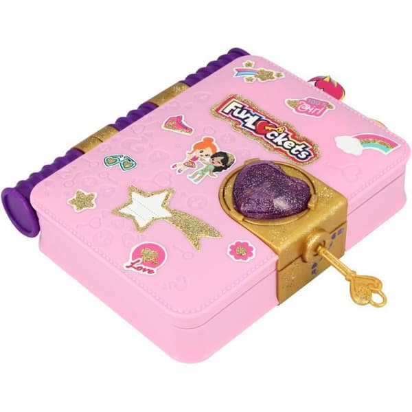 Journal a Secrets - KD - Funlockets - My Journal a Secrets Glitter Edition - Mer än 30 överraskningar och glitterklistermärken