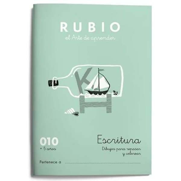 Writing and calligraphy notebook Rubio Nº10 A5 Espanja 20 Levyt (10 osaa)