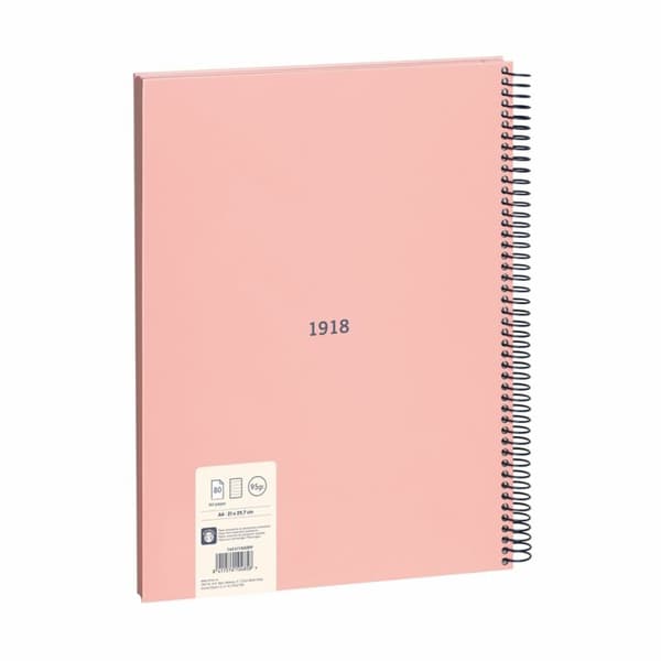 Muistikirja Milan 430 Pinkki A4 80 Levyt (3 osaa)