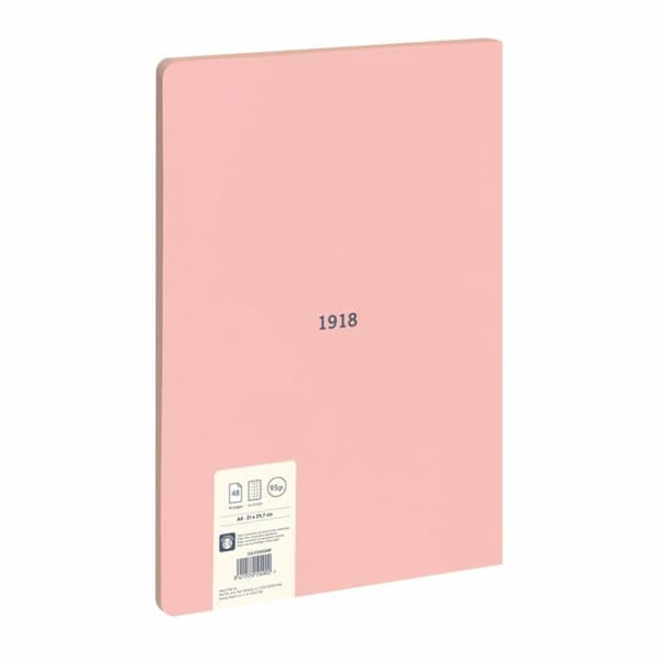 Notesbog Milan 1918 Pink A4 Millimeterpapir