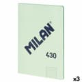 Pikkukuva 1 / 7: Muistikirja Milan 430 Vihreä A4 48 Levyt 21 x 29,7 cm (3 osaa)